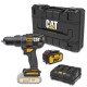 CAT Combo-17 Δραπανοκατσάβιδο κρουστικό DX12B σε κασετίνα + δώρο μπαταρία 4.0ah DXB4 + -30% διπλό φορτιστή DXC42