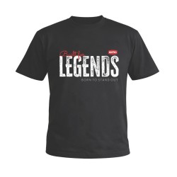GTC Μπλουζάκι κοντομάνικο Legend μαύρο XL