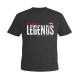 GTC Μπλουζάκι κοντομάνικο Legend μαύρο 3XL