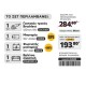 CAT Combo-27 Γωνιακός DX314B, Πλαστική βαλίτσα