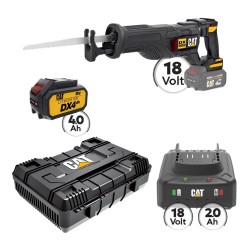 CAT Combo-38 Σπαθοσέγα DX5050B, Πλαστική βαλίτσα