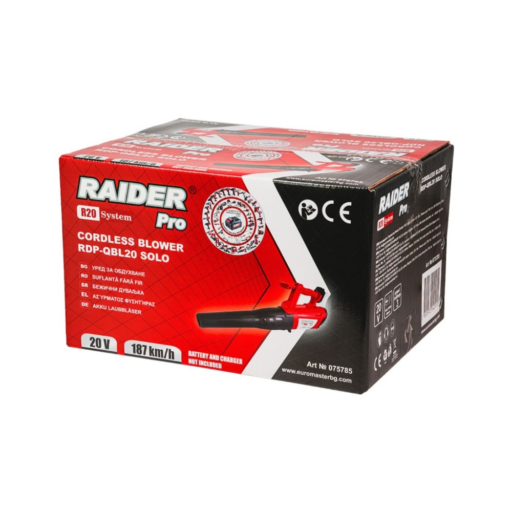RAIDER R20 Solo Φυσητήρας χειρός μπαταρίας 20V RDP-QBL20 075785