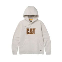 CAT Μπλούζα φούτερ με κουκούλα trademark κρεμ/μπεζ 2XL 1050048